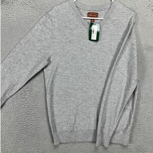 Red Ale Alesbury V-Neck Sweater Adult Medium Grey Pullover Knit Casual Mens‎ NEW